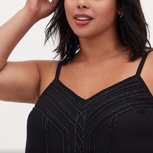 NWT beautiful beaded torrid top - Picture 2 of 10